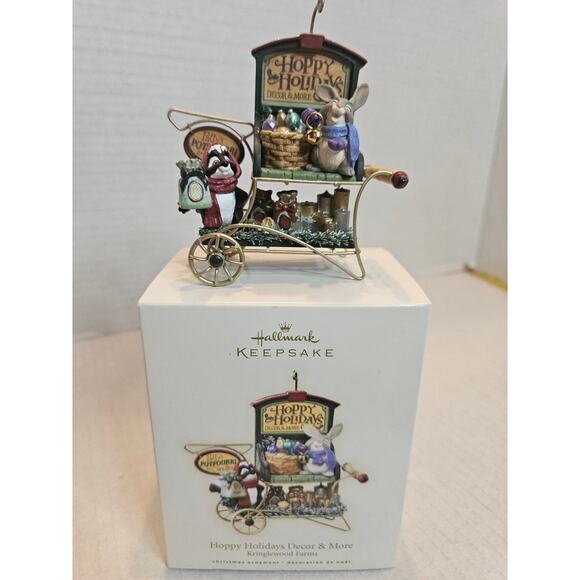 DISCOUNTED! NEW Hallmark 2007 "HOPPY Holidays Decor & More" Kringlewood Farms - Picture 3 of 10